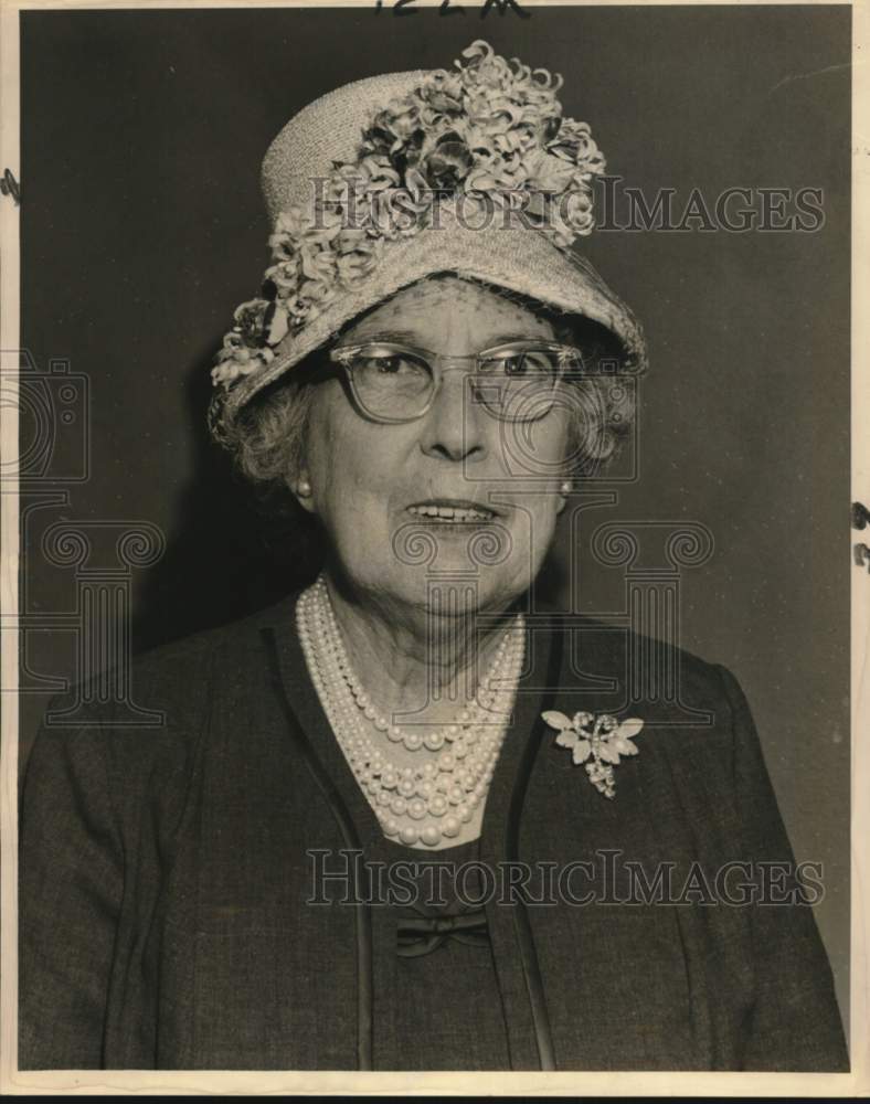 1962 Press Photo Mrs. E.S. Warren, president of Ryan Chapter of Confederacy