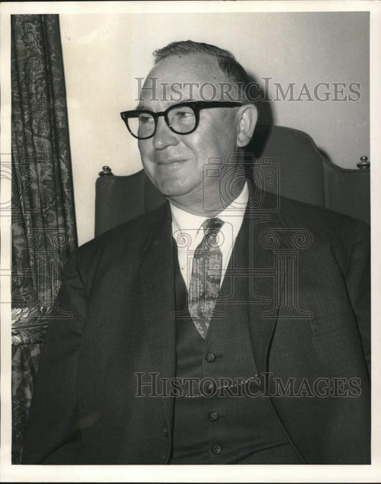 1968 Press Photo William G. White at the Royal Orleans Hotel. - noc54442