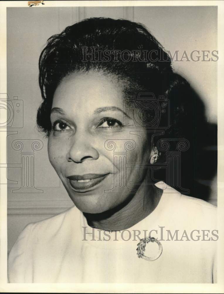 1968 Press Photo Bureau of Consular Affairs administrator Barbara Watson