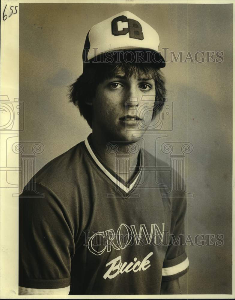 1981 Press Photo Arnie Shaver, Crown Buick Baseball Player - noc55120- Historic Images