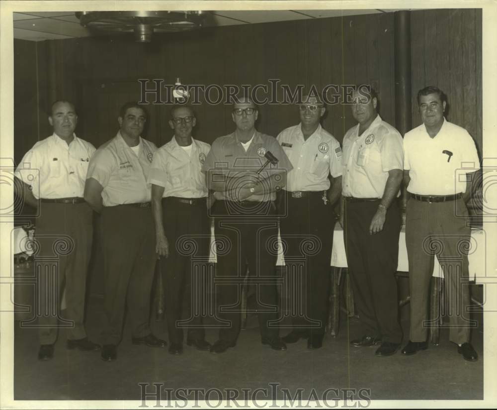 1970 Press Photo Bill McCormick, Sam Shahine and Other Gentlemen, Louisiana