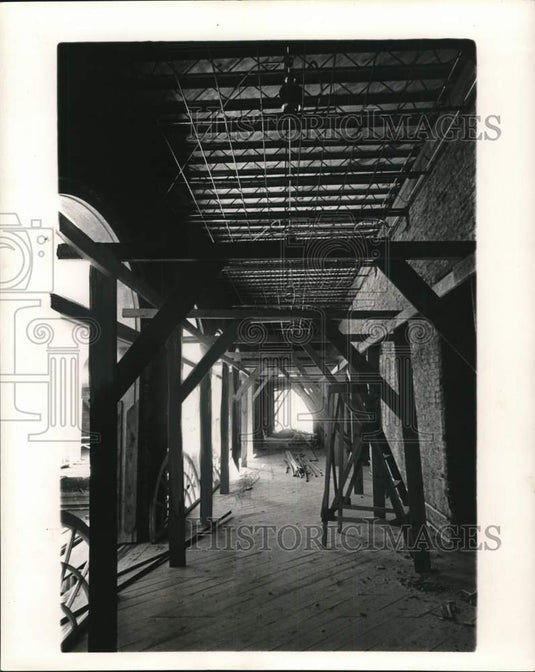 1963 Press Photo Louisiana State Museum is under restoration in New Orleans