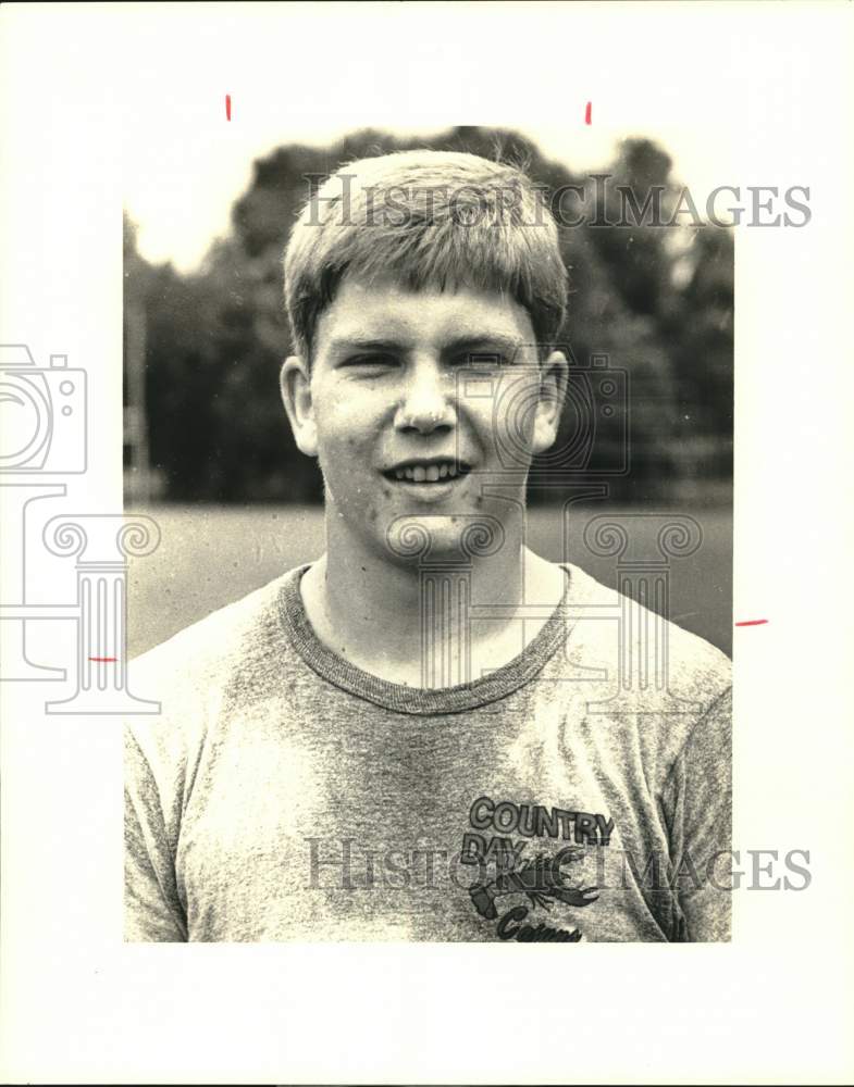 1990 Press Photo Joe Welborn, Country Day shortstop - noc56481- Historic Images