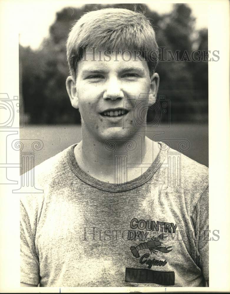 1990 Press Photo Joe Welborn, Country Day Quarterback - noc56484- Historic Images