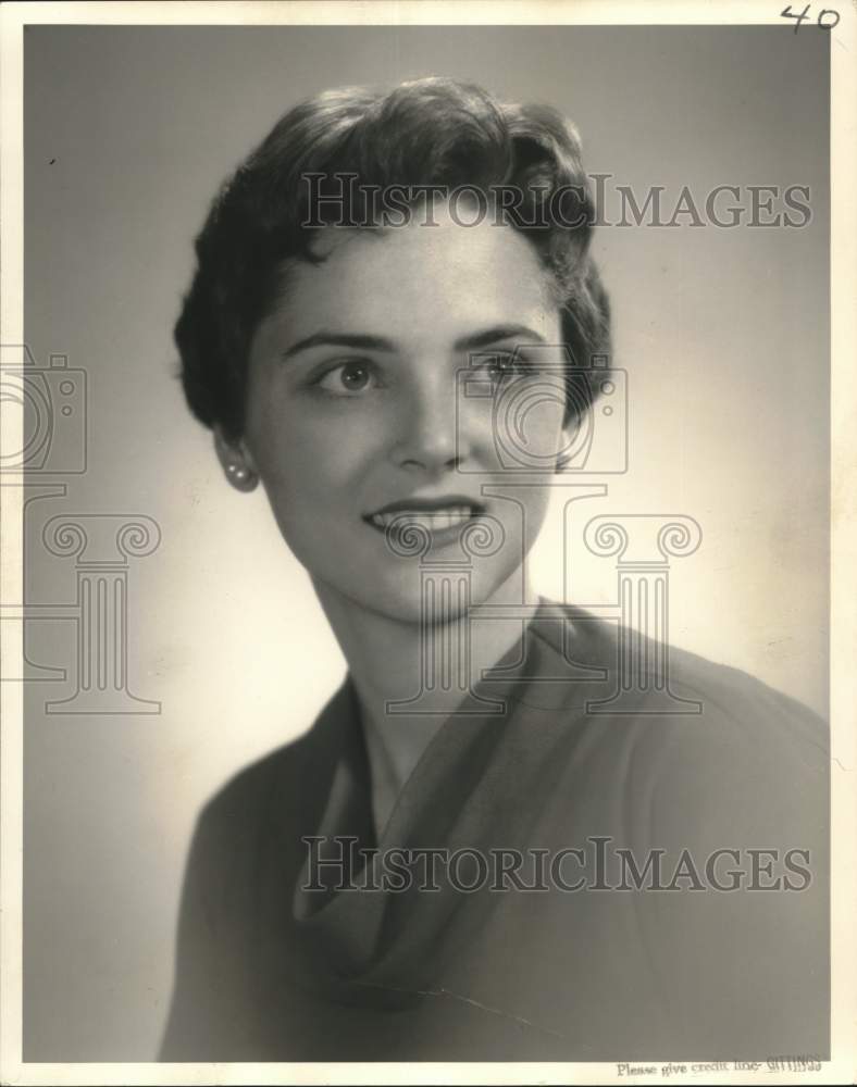 1958 Press Photo Claudette Webster - noc56629