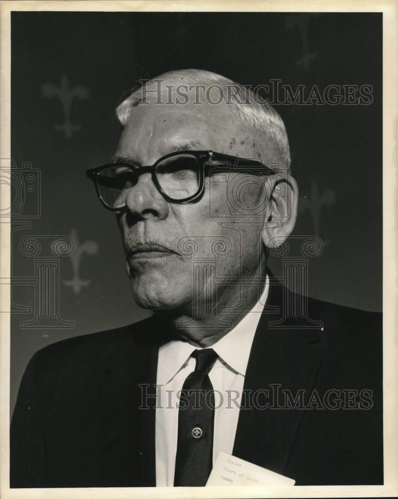 1961 Press Photo Dozier B. Webster, Pres. Louisiana Clerks of Court Association