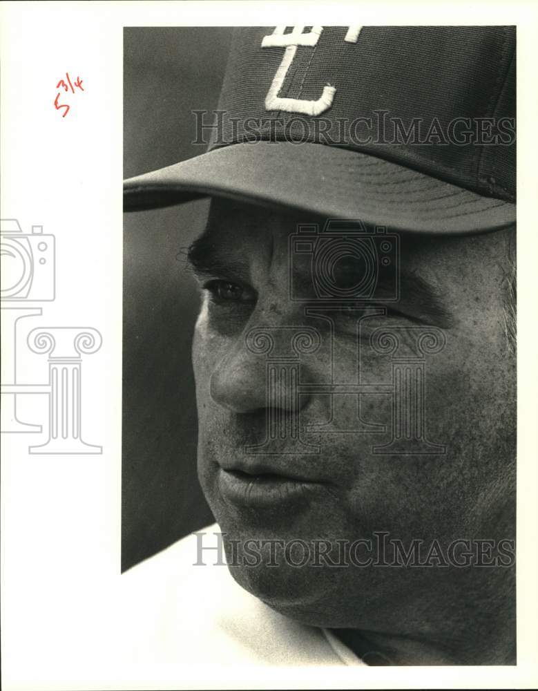 1985 Press Photo Al Weidenbacher, Football Coach - noc56746- Historic Images