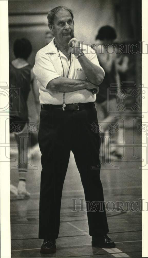 1980 Press Photo Basketball Earl Wilken of St. Martin - noc56871- Historic Images