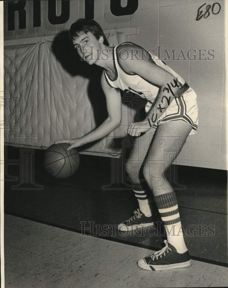 1974 Press Photo District 10-AA basketball standout Tommy West - noc56945- Historic Images