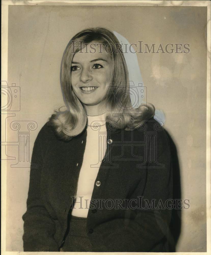 1967 Press Photo Cindy Wener,Candidate at Teen-age America Pageant in Dallas