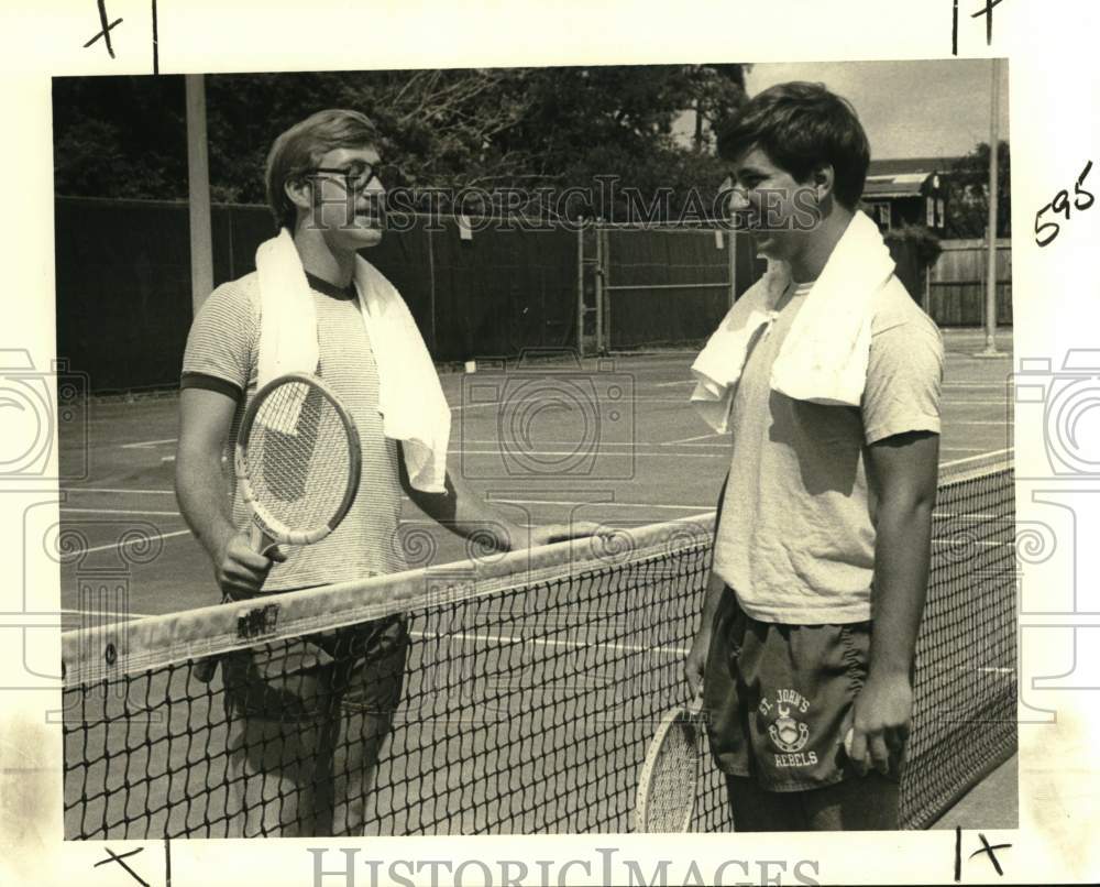 1979 Press Photo Stuart Wesse and Chris O&#39;Sullivan- Tennis Players - noc57220- Historic Images