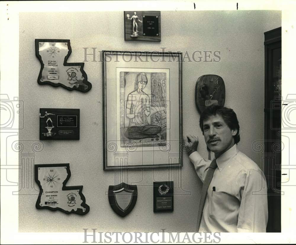 1984 Press Photo Jerome Winsberg, National Racquetball Champion - noc57237- Historic Images