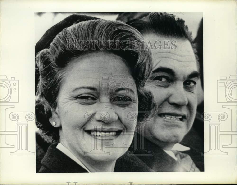 1967 Press Photo Lurleen Wallace, the late wife of George Wallace at Inaugural.- Historic Images