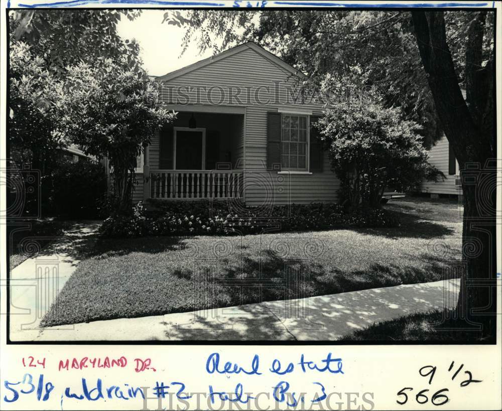 1983 Press Photo Exterior of Mr. &amp; Mrs. Donald Charles&#39; home-17th St. Canal- Historic Images