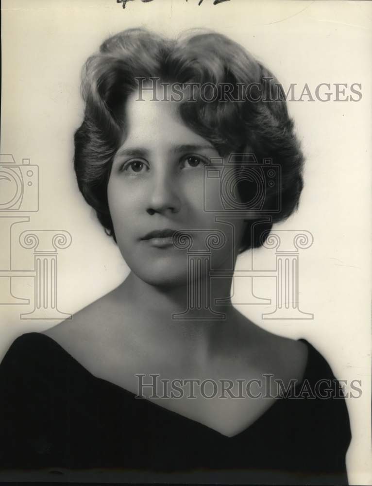 1965 Press Photo Carol Ann Verlander, Krewe of Athenins Ball - noc57616
