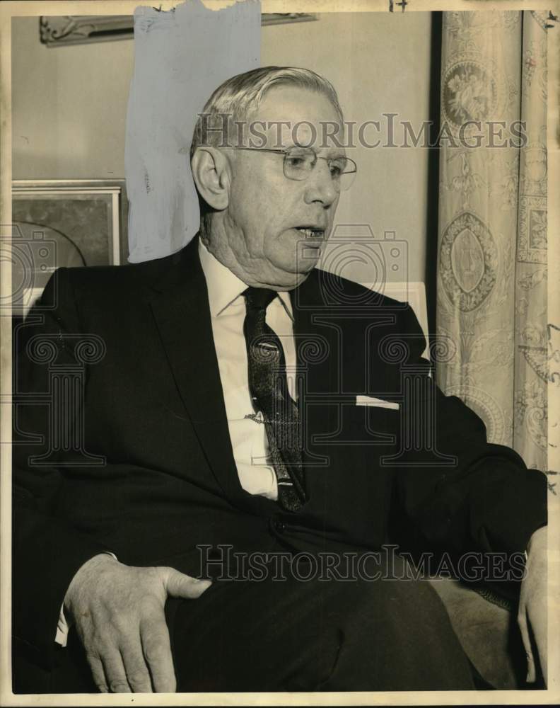Load image into Gallery viewer, 1959 Press Photo Charles N. Shepardson at American Cotton Shippers Convention
