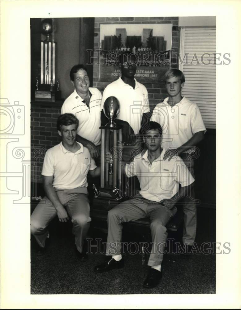 1991 Press Photo Archbishop Shaw High School Football Players Noc578 1991-press-photo-archbishop-shaw-high-school-football-players-noc578
