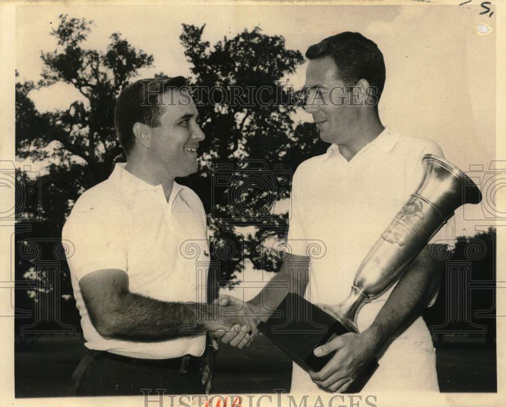 1968 Press Photo Stanto Shuler &amp; Charles Dela Verge- New Orleans Country Club- Historic Images