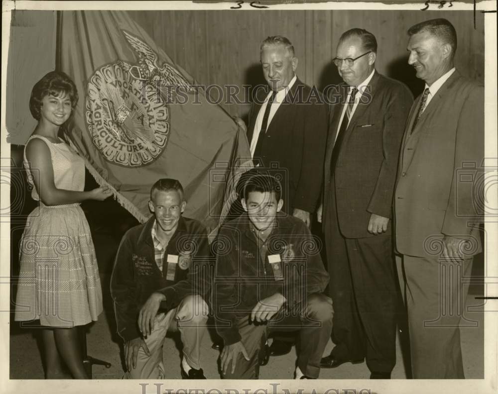 1961 Press Photo Annual convention of Louisiana Future Farmers of America- Historic Images