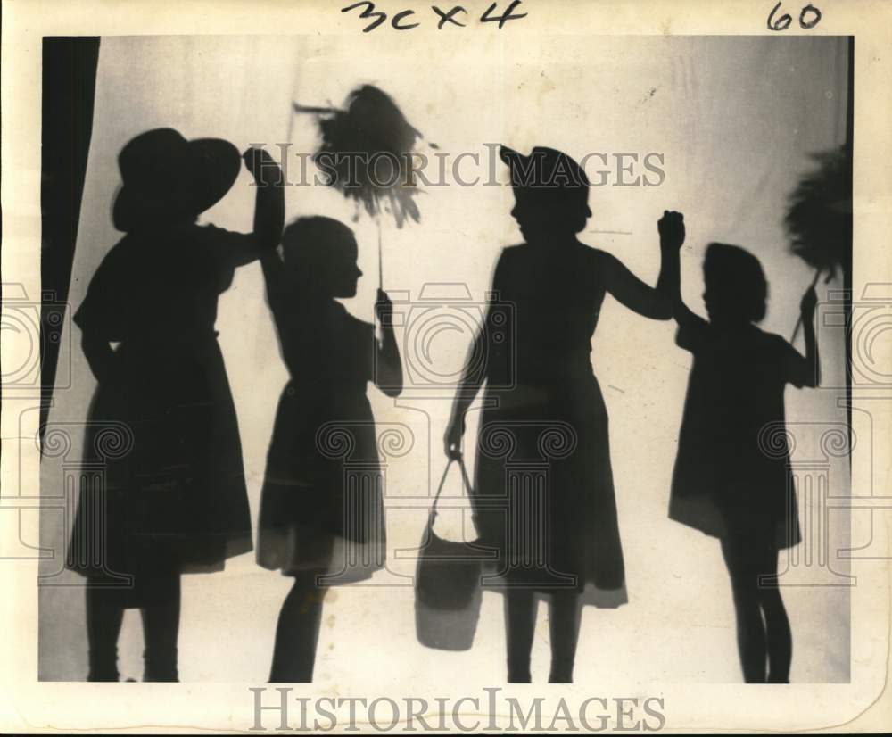 1965 Press Photo Safety conscious first graders at the John A. Shaw School