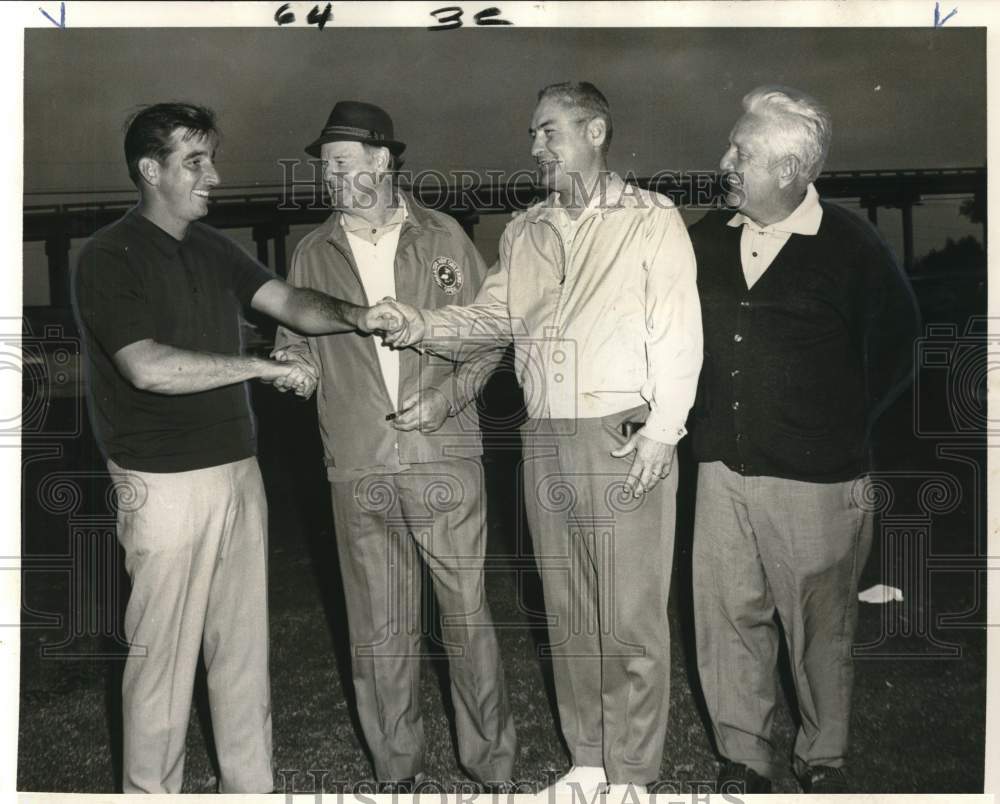 1970 Press Photo Winners of NOGA Pro-Am tournament Bayou Barriere Country Club- Historic Images