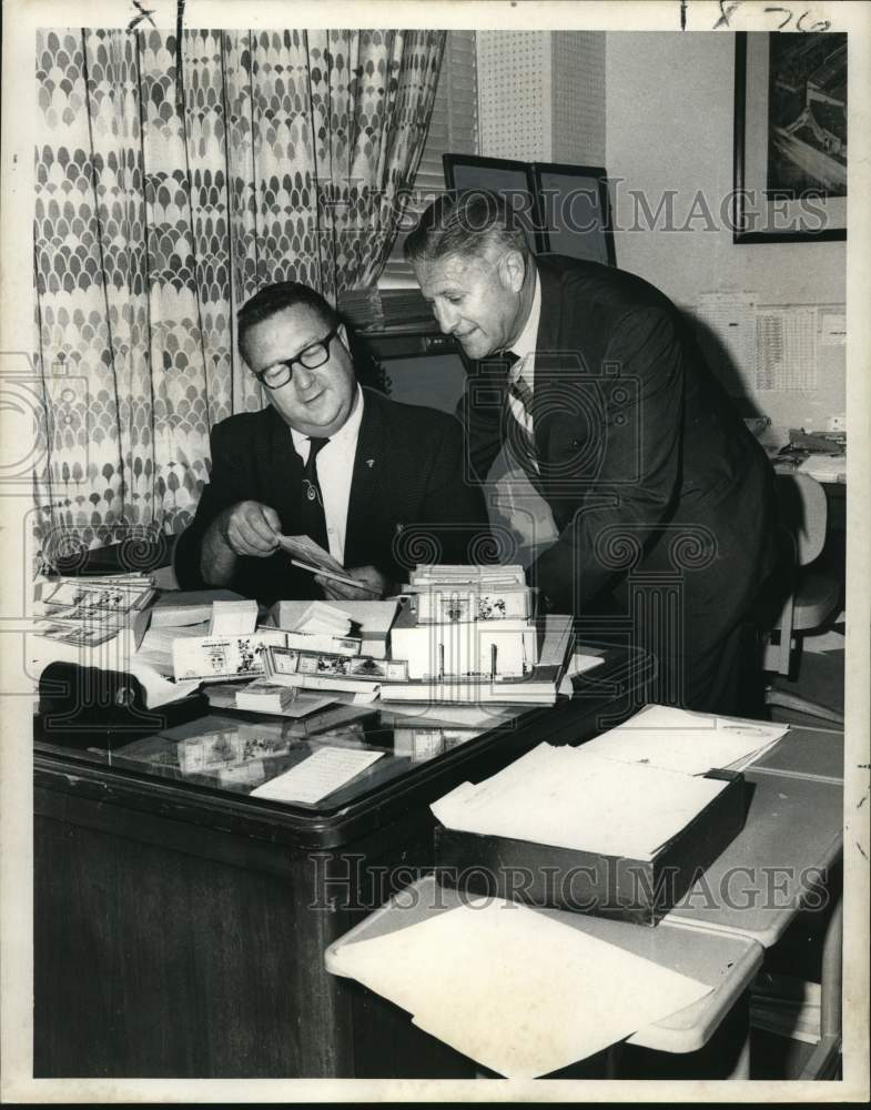 1969 Press Photo Marshall David &amp; Claude &quot;Monk&quot; Simons of Sugar Bowl Football- Historic Images