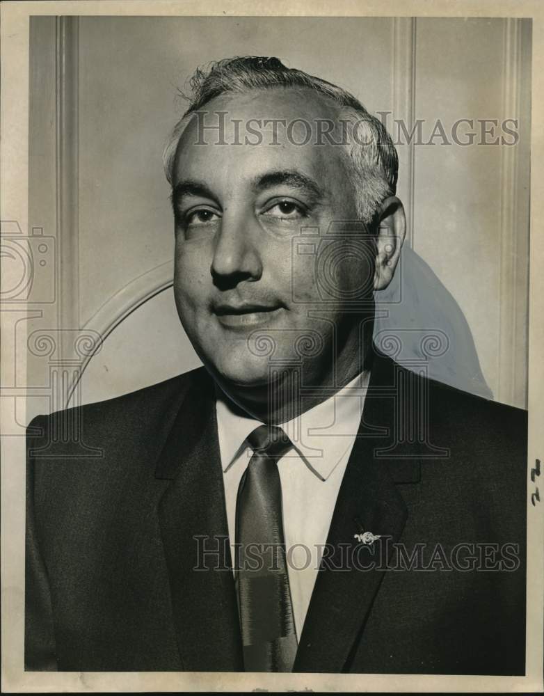 1965 Press Photo Nicholas Simonette, Worshipful Master of Orleans Lodge No. 397