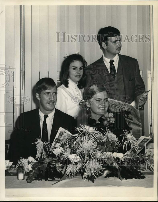 1969 Press Photo Civic Group leaders meeting for a caucus - noc59491