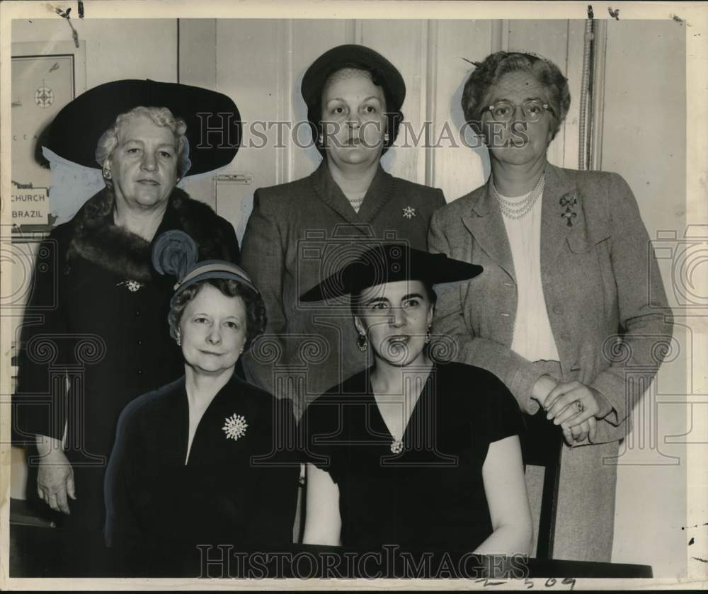 1953 Press Photo Officers of the New Orleans Council of Church Women - noc59924- Historic Images