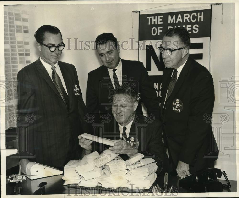 1967 Press Photo March of Dimes leaders announced at New Orleans event