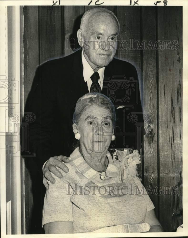 1972 Press Photo Reverend and Mrs. Harold Smith celebrate their 50th anniversary- Historic Images