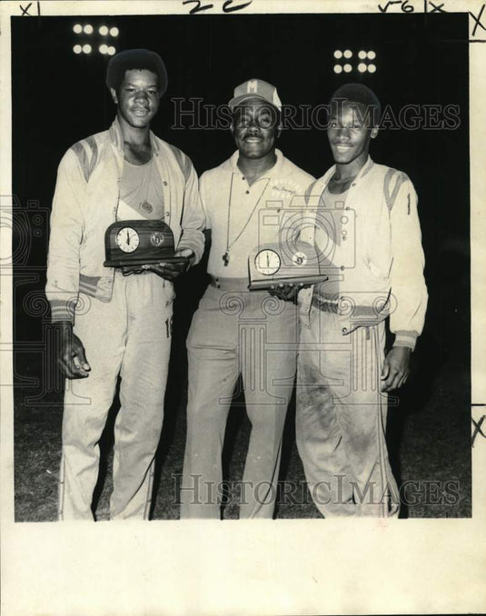 1974 Press Photo Track Warren Skinner with William Allen & Bruce Sanders- Historic Images