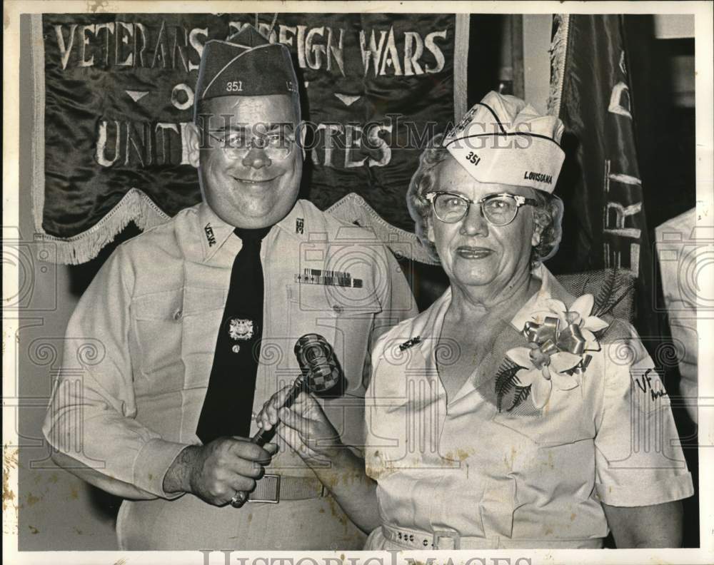 1964 Press Photo New officers of John Dibert Post 351 Veterans of Foreign Wars