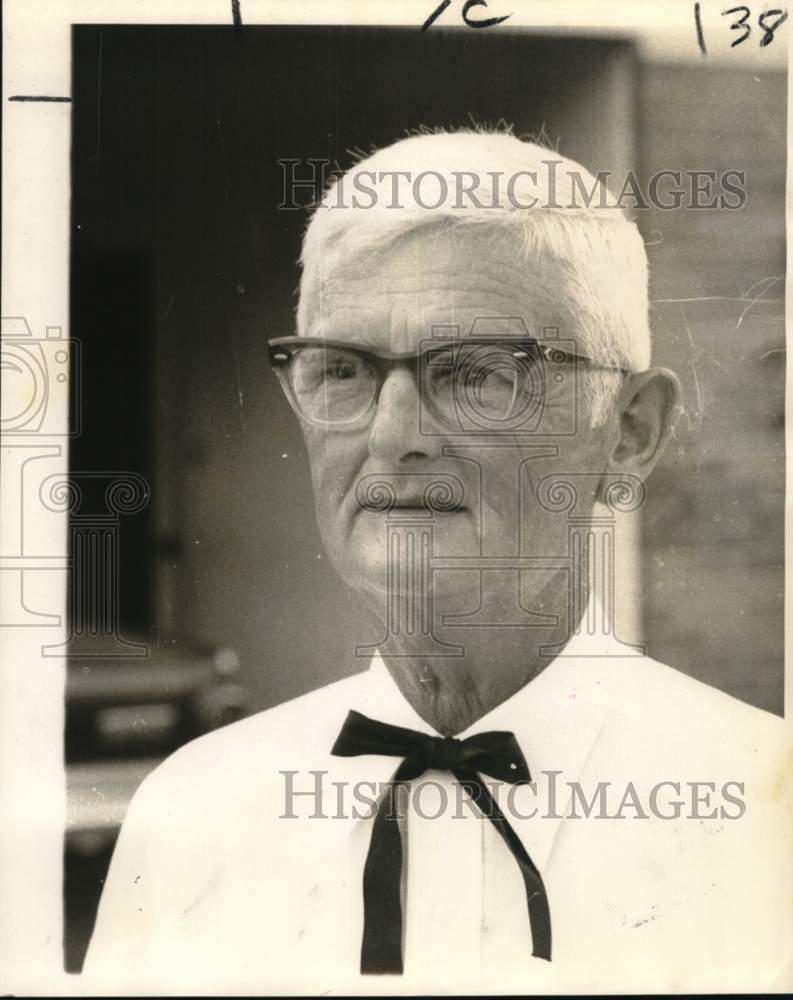 1968 Press Photo Albert Steinbach, The Barbecue King - noc61987