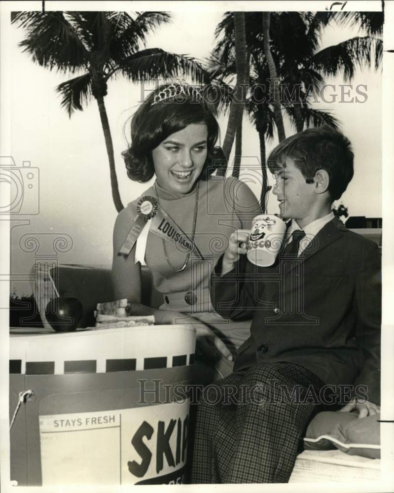 1969 Press Photo Louisiana College Queen Frances Marion Stewart - noc63262