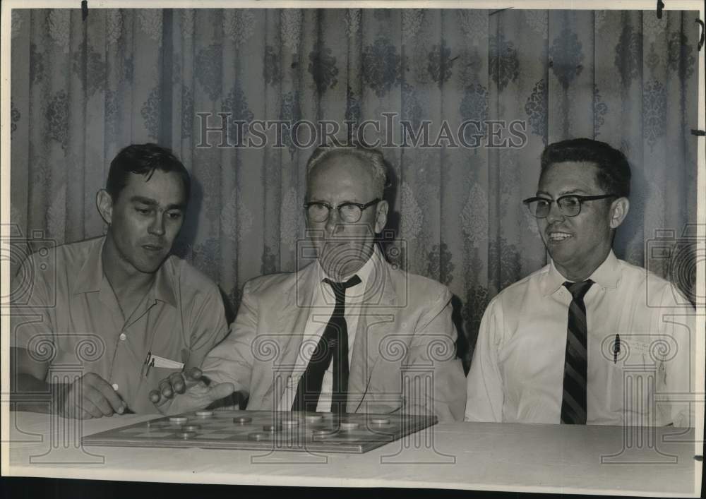 1966 Press Photo Winners of the Louisiana Checkers Association tournament.- Historic Images