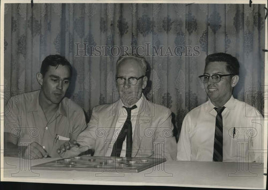 1966 Press Photo Winners of the Louisiana Checkers Association tournament.- Historic Images