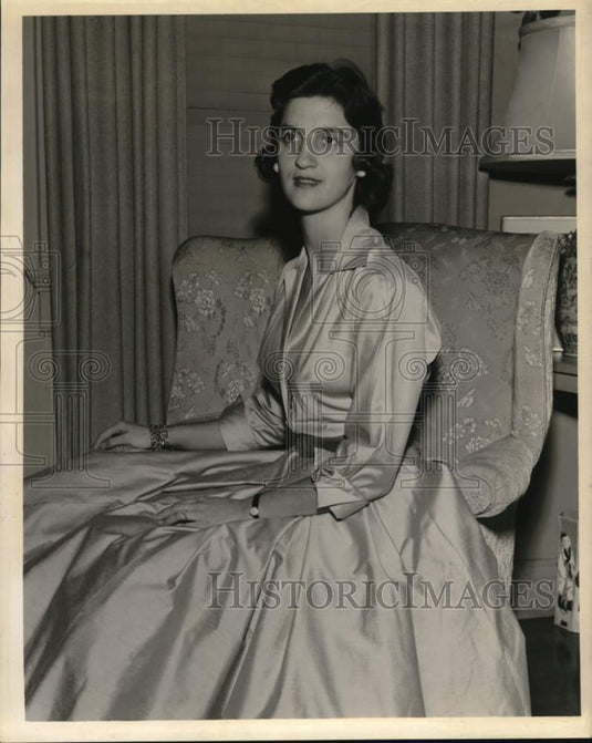 1960 Press Photo Miss Alice Eliz Lafeyre now Mrs. Edmund R. Vales - noc64844