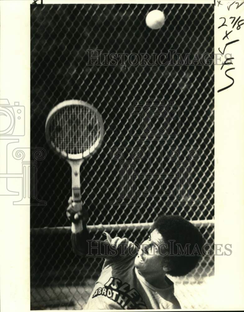 1978 Press Photo Eric Smith was smash in doubles tennis - noc65184- Historic Images