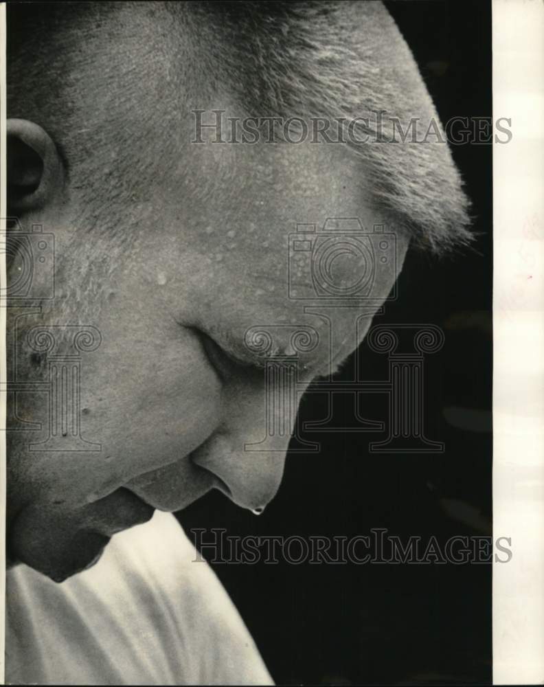 1972 Press Photo Eddie Smith, Farrier at Audubon Park stables - noc65189- Historic Images