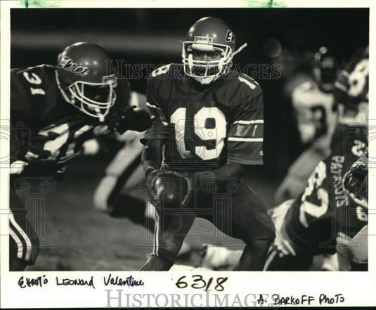 1968 Press Photo Ehret Quarterback Leonard Valentine - noc65535- Historic Images