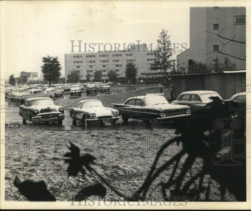 1960 Press Photo Cars covered with snow in New Orleans - noc65724- Historic Images