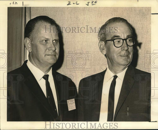 1965 Press Photo Jack Smith & H.M. Alderson of the Rice Millers Association