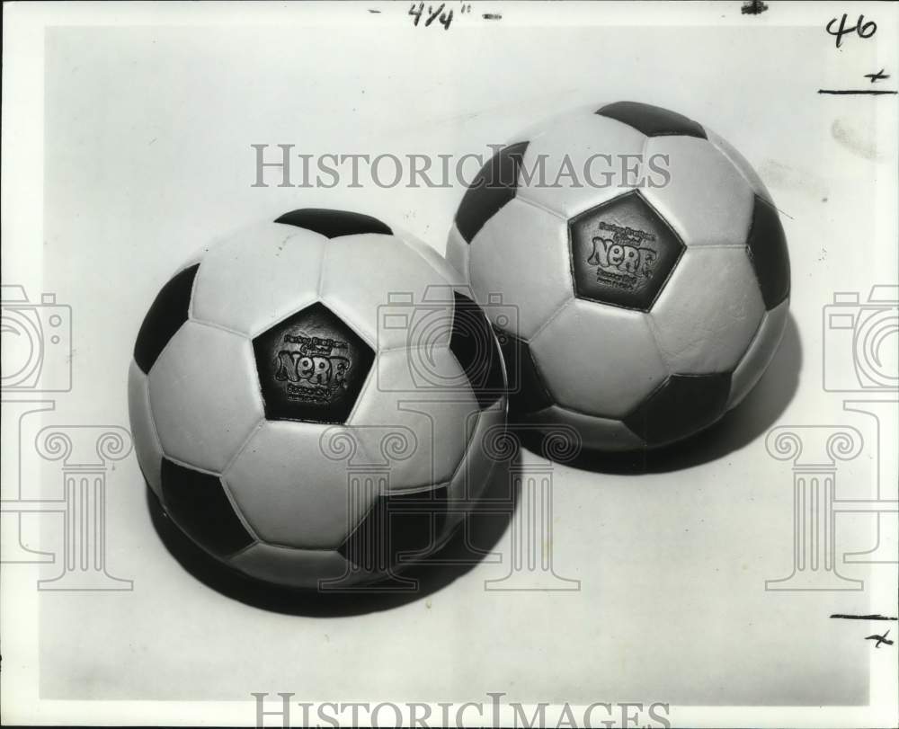 1979 Press Photo NERF soccer balls designed for indoor games - noc67770- Historic Images