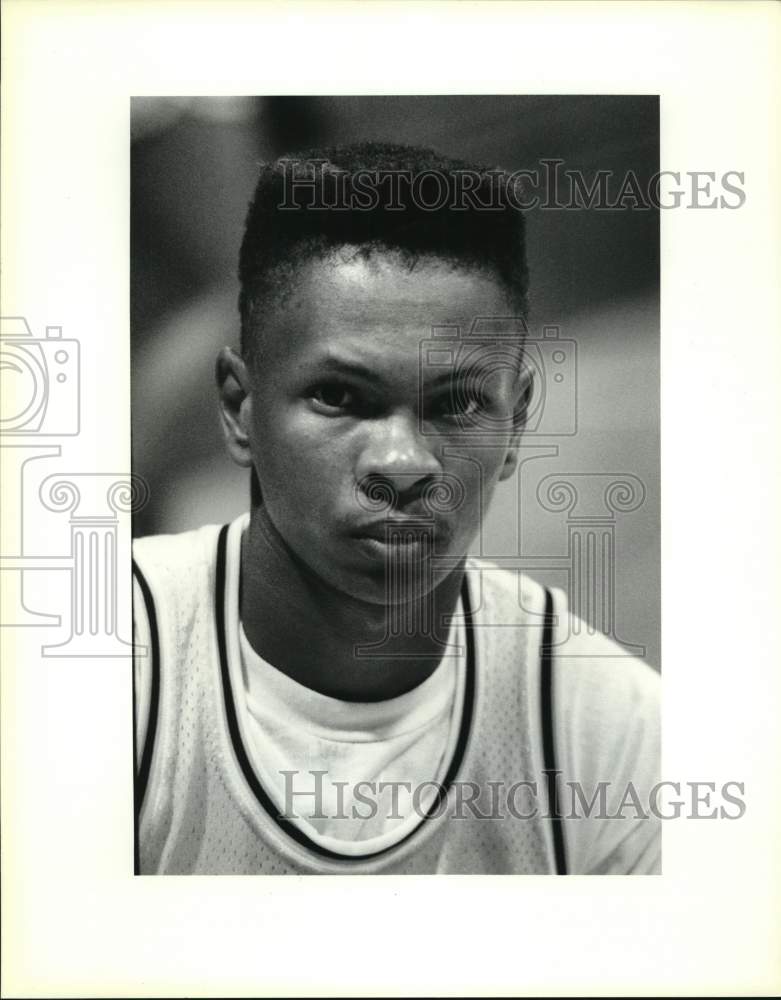 1990 Press Photo Christ Strander, Xavier Basketball - noc68382- Historic Images