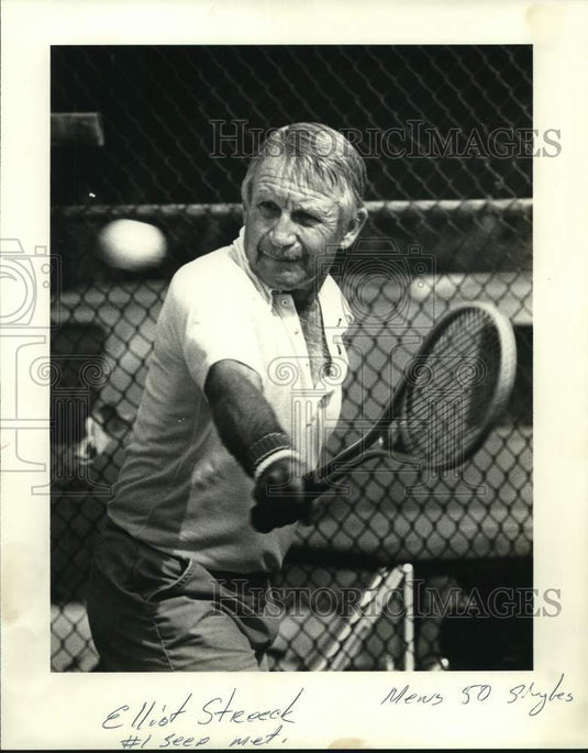 1978 Press Photo Tennis player Elliot Stroeck