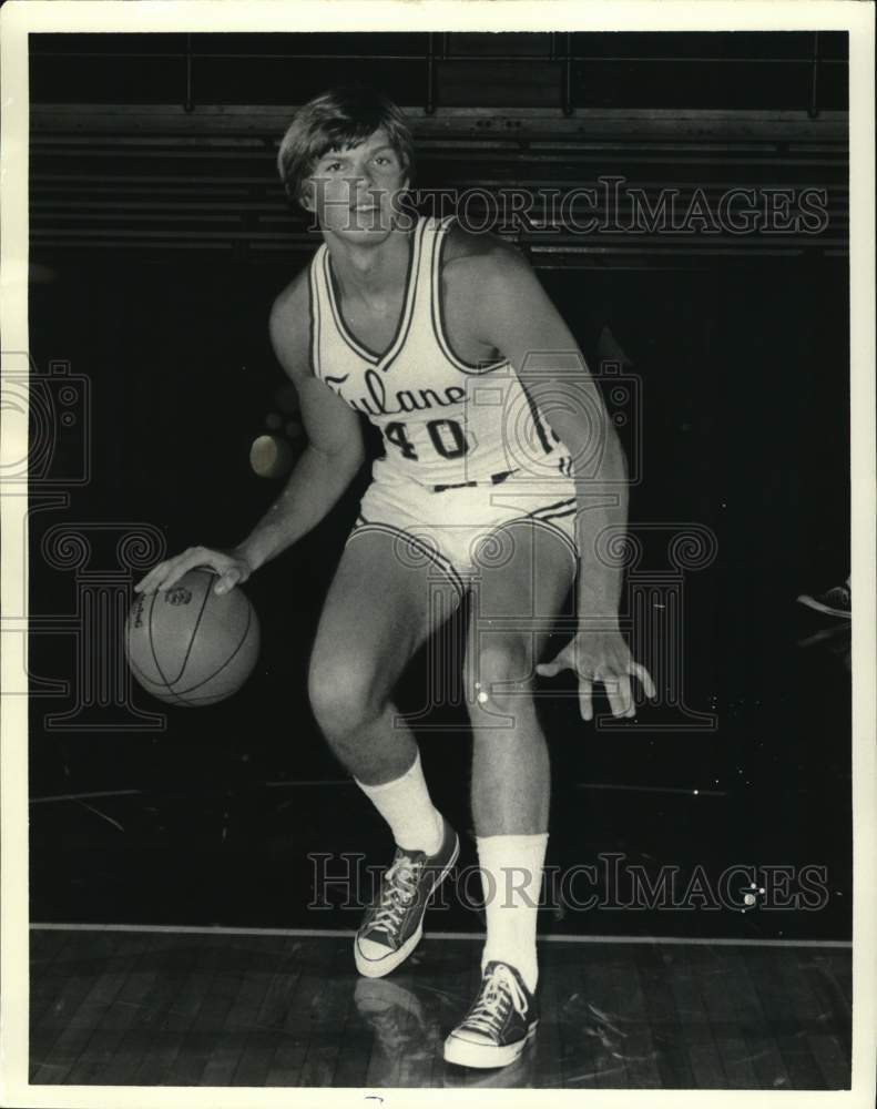 1972 Press Photo Jim Stanczak, Tulane Basketball Player - noc69909- Historic Images