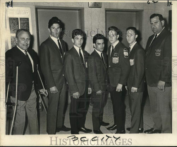 1969 Press Photo Louisiana's delegation to the National AAU boxing ...