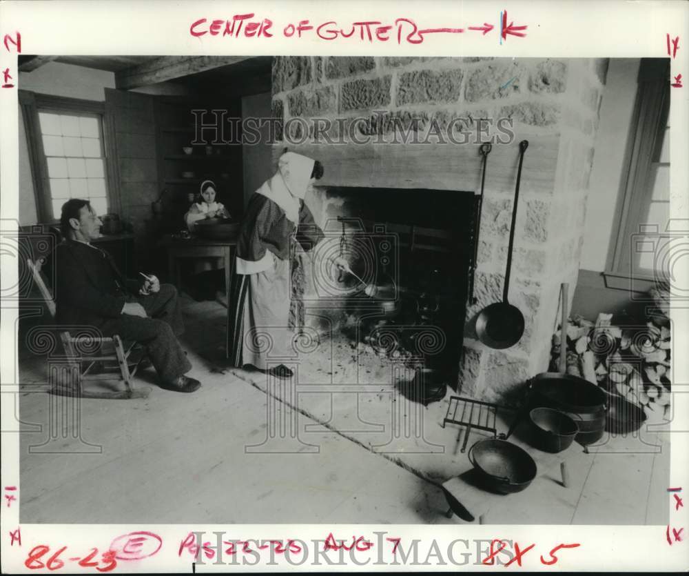 1977 Press Photo Homes in Acadian Historic Village bespeak simple life