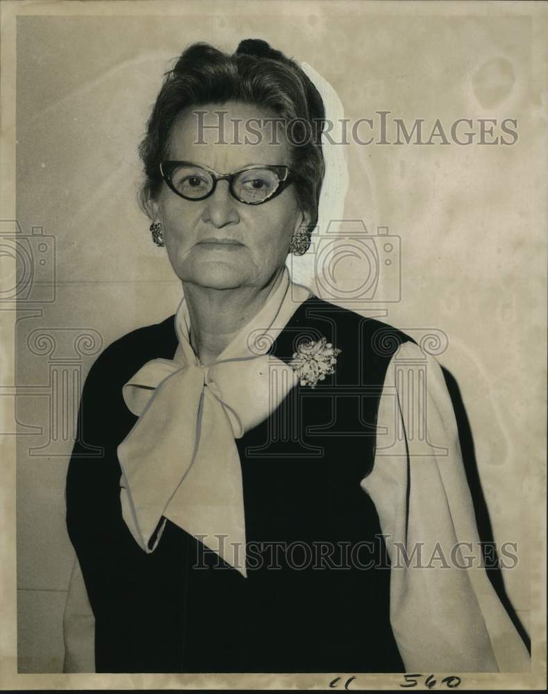 1969 Press Photo Mrs. Pat Ulrich, president of the Daughters of the Desert